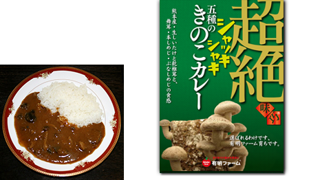 超絶味巧シャッキシャキ五種のきのこカレー