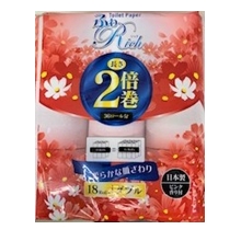 倍巻ふわりっちピンクダブル18ロール